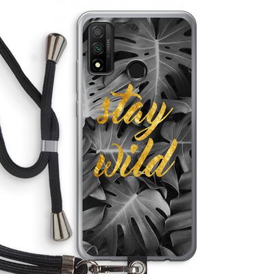 Stay wild: Huawei P Smart (2020) Transparant Hoesje met koord
