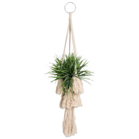 Handgemaakte Macramé Hanger - Jute - Plantenhouder (90 cm)