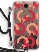 Dogs: LG K10 (2017) Transparant Hoesje met koord