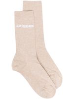 Jacquemus chaussettes Les Chaussettes Jacquemus en intarsia - Marron - thumbnail