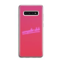 Vice Glow: Samsung Galaxy S10 4G Transparant Hoesje