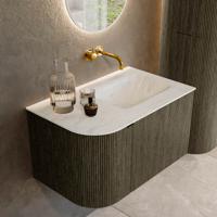 Badmeubel Mondiaz Kurve-Dlux | 75 cm cm | Meubelkleur Shadow | Wastafelkleur Opalo | Solid surface | Wasbak rechter zijde spoelbak | Zonder kraangat(en) Badmeubel Mondiaz Kurve-Dlux | 75 cm cm | Meubelkleur Shadow | Wastafelkleur Opalo | Solid surface | Wasbak rechter zijde spoelbak | Zonder kraangat(en)