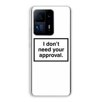 Don't need approval: Xiaomi Mi Mix 4 Transparant Hoesje
