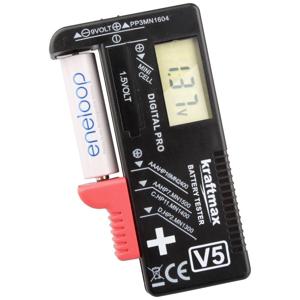 kraftmax Batterijtester Meetbereik (batterijtester) 1.2 V, 1.5 V Oplaadbare batterij, Batterij 146699