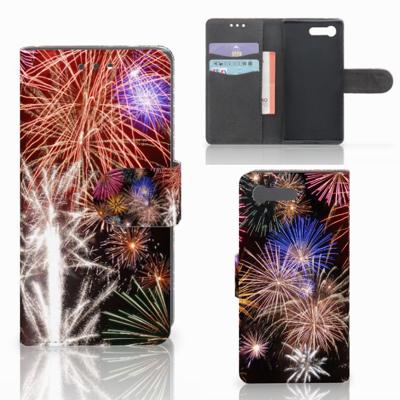 Sony Xperia X Compact | Wallet Case | met Pasjes | Vuurwerk