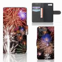 Sony Xperia X Compact | Wallet Case | met Pasjes | Vuurwerk