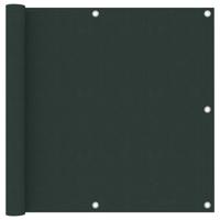 VidaXL Balkonscherm 90x600 cm oxford stof donkergroen