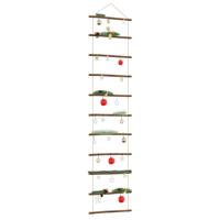 VidaXL Wanddecoratie laddervormig 50x200 cm naturel tak
