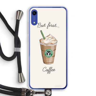 But first coffee: Honor Play 8A Transparant Hoesje met koord