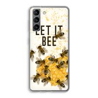 Let it bee: Samsung Galaxy S21 Transparant Hoesje