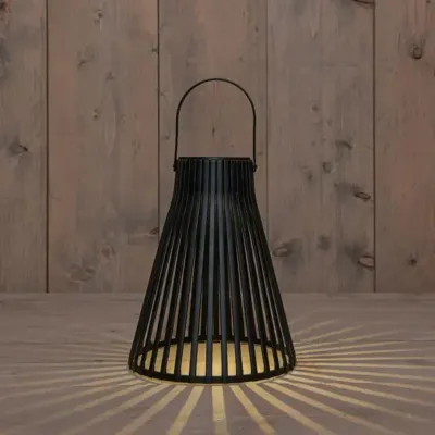Anna&apos;s Collection Hanglamp solar 20 x 20 x 24 cm zwart