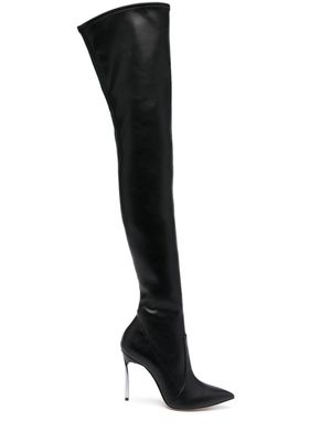 Casadei cuissardes Blade 100 mm - Noir