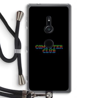 Retro: Sony Xperia XZ2 Transparant Hoesje met koord