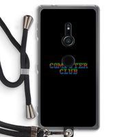 Retro: Sony Xperia XZ2 Transparant Hoesje met koord