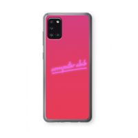 Vice Glow: Samsung Galaxy A31 Transparant Hoesje