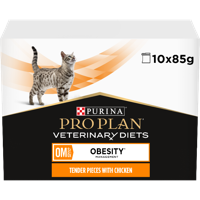 Purina Pro Plan Veterinary Diets OM Obesity Management Kat - chicken (10 x 85 gram)