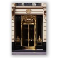 Glasschilderij - Chanel etalagedeur - 60 x 80 cm