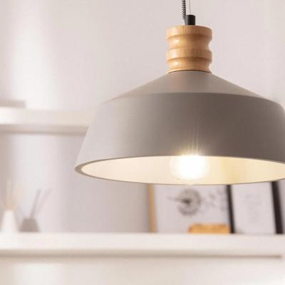 Hanglamp beton &apos;Kusha&apos; E27 fitting modern grijs modern 350mm