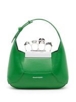 Alexander McQueen mini sac Jewelled Hobo en cuir - Vert