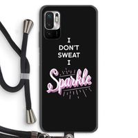 Sparkle quote: Xiaomi Redmi Note 10 5G Transparant Hoesje met koord