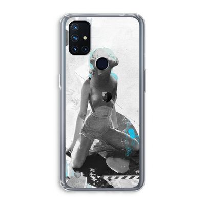 I will not feel a thing: OnePlus Nord N10 5G Transparant Hoesje