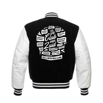Varsity jas zwart - De club van zuid YNWA - FR - logo links