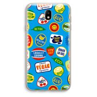 Fruitsticker: Samsung Galaxy J7 (2017) Transparant Hoesje Fruitsticker: Samsung Galaxy J7 (2017) Transparant Hoesje
