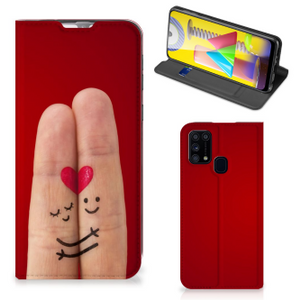 Samsung Galaxy M31 Hippe Standcase Liefde - Origineel Romantisch Cadeau