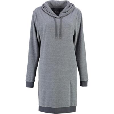 Cawö Cawö Dames Lange Hoodie 818 Anthrazit M