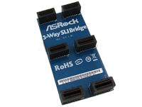 AsRock 3-way SLI Bridge blauw