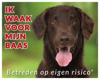 Flatcoated Retriever Waakbord