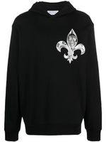 Philipp Plein hoodie en coton Chrome à imprimé tête de mort - Noir - thumbnail