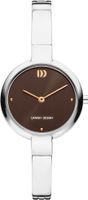 Danish Design IV69Q1151 Horloge staal zilver-en rosekleurig-bruin