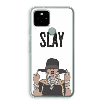 Slay All Day: Google Pixel 5 Transparant Hoesje