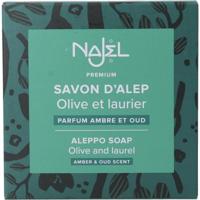 Najel Aleppo zeep amber oud aroma aan koord