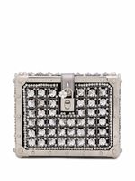 Dolce & Gabbana sac à main Jacquard Dolce Box - Blanc - thumbnail