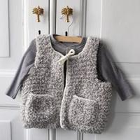 Hugg Kindervest Breipakket 1 Grey 12/18 maanden