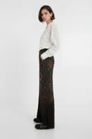 Wijde broek met Indiase motieven - GREEN - 34