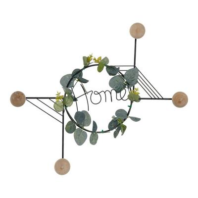Wandkapstok DKD Home Decor Metaal 43 x 4,5 x 36 cm