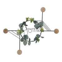 Wandkapstok DKD Home Decor Metaal 43 x 4,5 x 36 cm - thumbnail