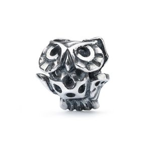 Trollbeads TAGBE-30140 Kraal Wijze uil zilver