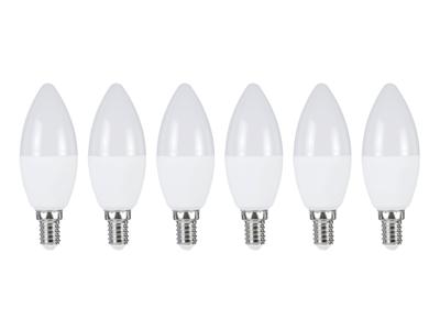 LIVARNO home LED-lampen 6 stuks (Kaars E14)