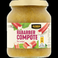 Jumbo Rabarbercompote met Stukjes 360 g
