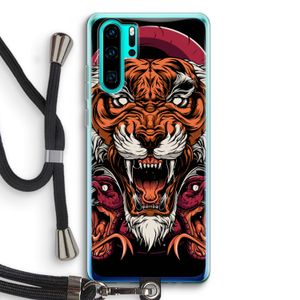 Tiger and Rattlesnakes: Huawei P30 Pro Transparant Hoesje met koord