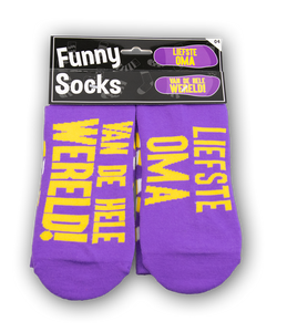 Funny socks - Liefste oma