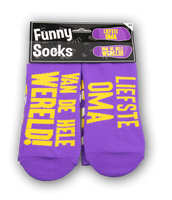 Funny socks - Liefste oma