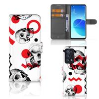 Telefoonhoesje met Naam OPPO Reno 6 Pro Plus 5G Skull Red