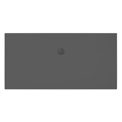 Xenz Flat Zero douchevloer - 180x90x4 - Acryl - ebony 6518-29