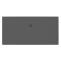 Xenz Flat Zero douchevloer - 180x90x4 - Acryl - ebony 6518-29
