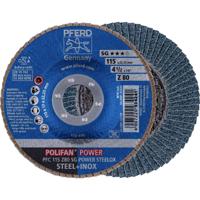 PFERD 67788116 PFC 115 Z 80 SG POWER STEELOX Lamellenschijf Diameter 115 mm Boordiameter 22.23 mm RVS, Staal 10 stuk(s) - thumbnail